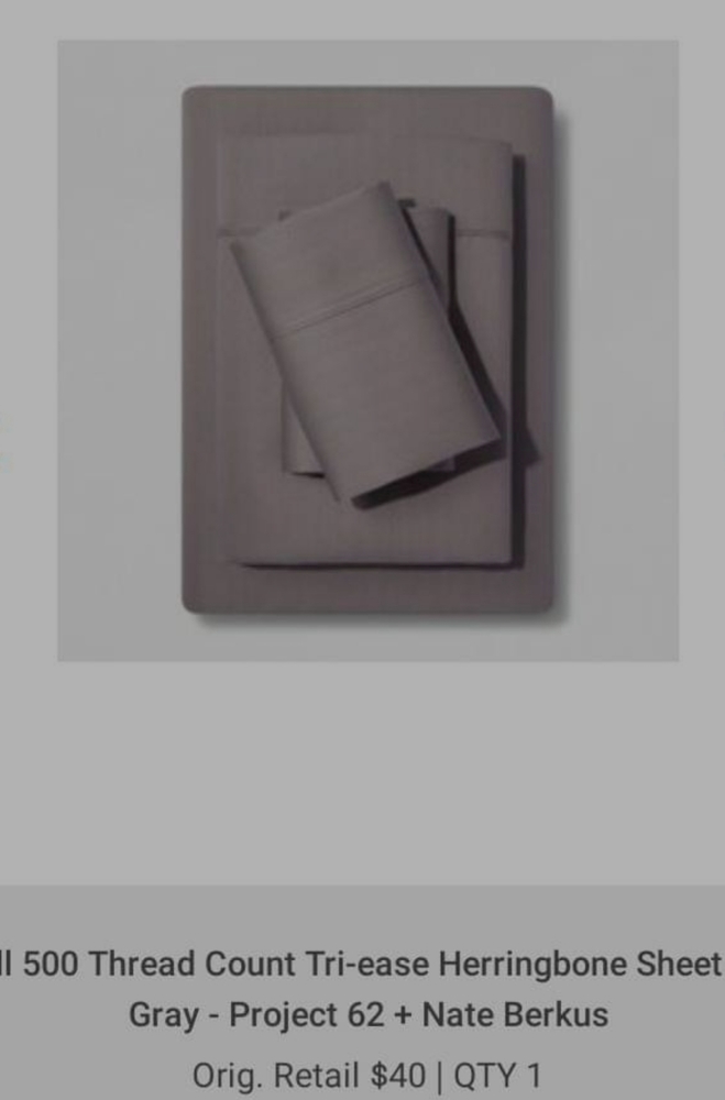 Project 62- 500 Thread count Tri-ease sheet set